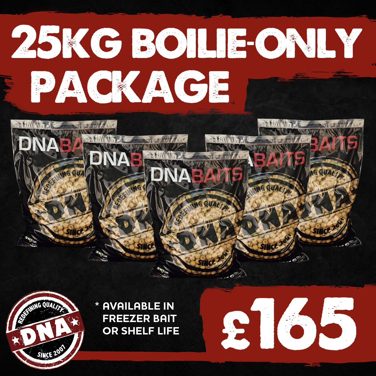25kg BoilieOnly Package DNA Baits DNA Baits